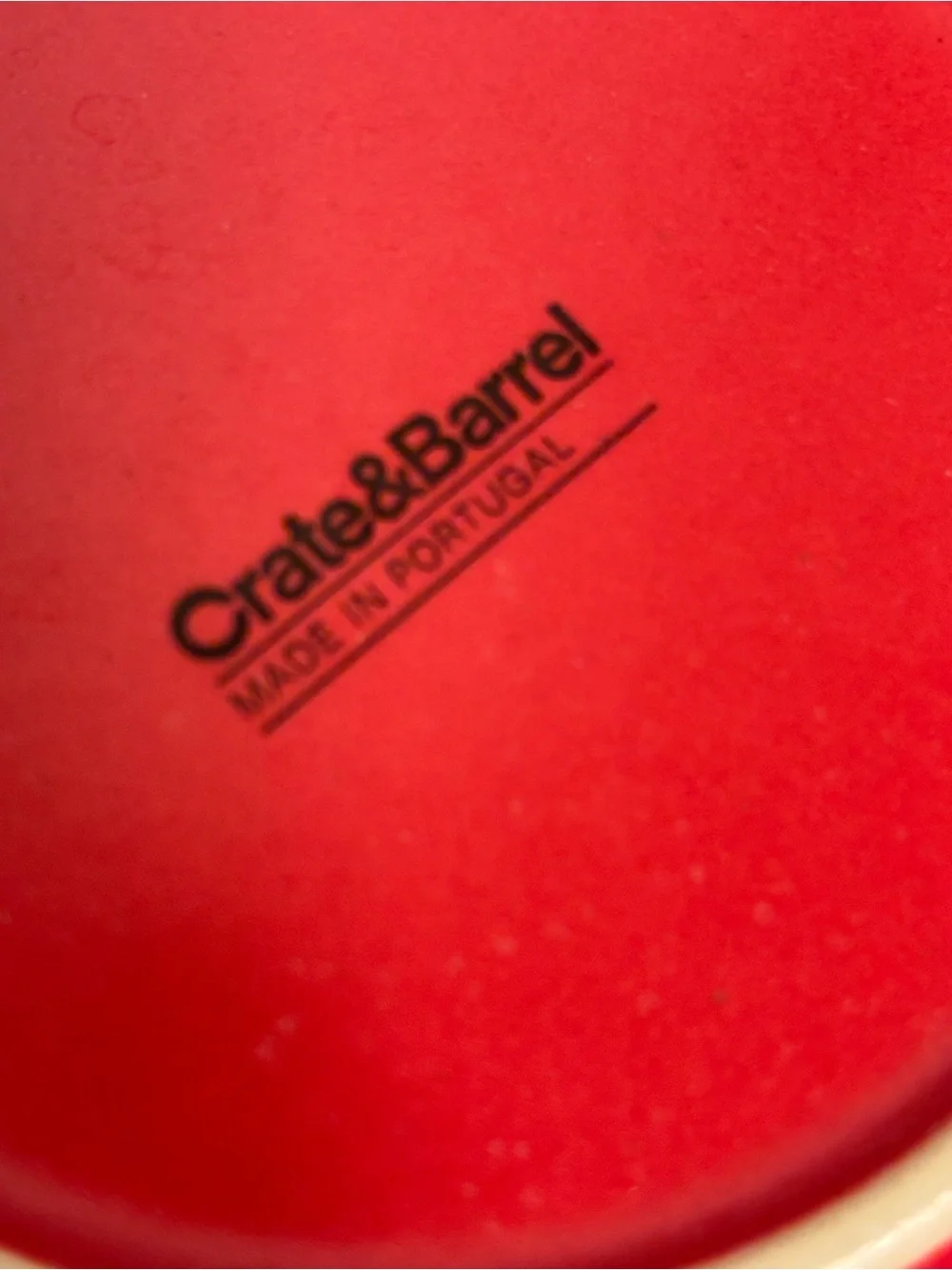 Bold Red Dinner Plates - Set of 2 Crate & Barrel